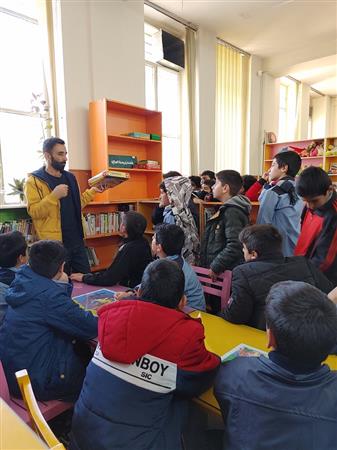 بازدید مدارس از کتابخانه